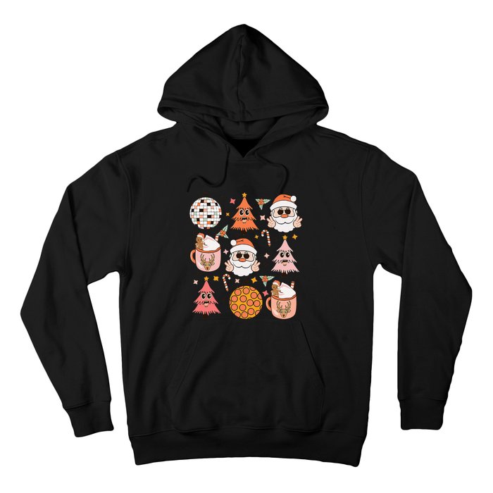 Funky Festive Santa Claus Holiday Vibes Hoodie