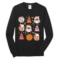 Funky Festive Santa Claus Holiday Vibes Tall Long Sleeve T-Shirt