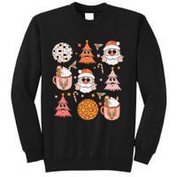 Funky Festive Santa Claus Holiday Vibes Tall Sweatshirt