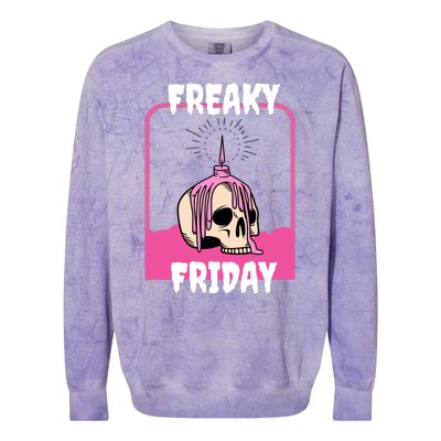 Freaky Friday Skeleton Colorblast Crewneck Sweatshirt