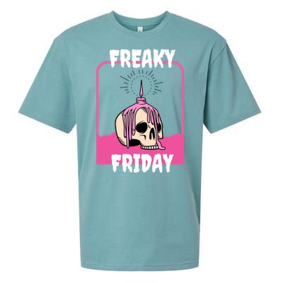 Freaky Friday Skeleton Sueded Cloud Jersey T-Shirt