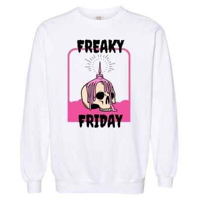 Freaky Friday Skeleton Garment-Dyed Sweatshirt