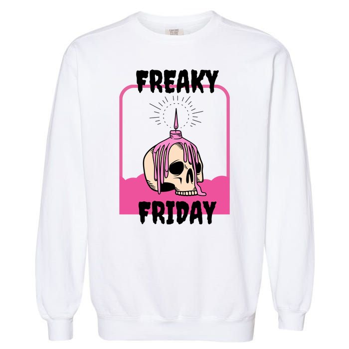 Freaky Friday Skeleton Garment-Dyed Sweatshirt