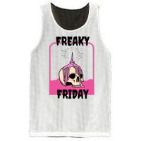 Freaky Friday Skeleton Mesh Reversible Basketball Jersey Tank