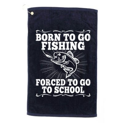 Funny Fishing Saying Fisherman Outfit Angler Boy Girl Golf Towel