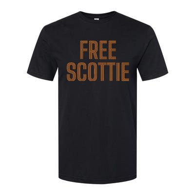 Funny Free Scottie Mug Shot Humour Softstyle CVC T-Shirt