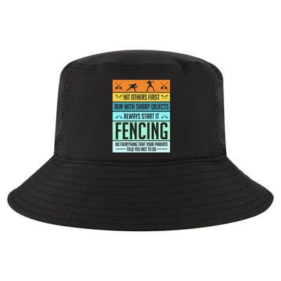 Funny Fencing Sport Pun For Men Women Kids Cool Comfort Performance Bucket Hat