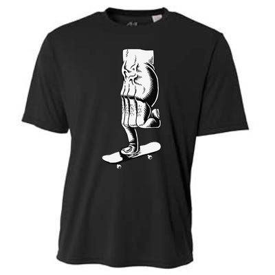 Fingerboard Finger Skateboard Skate Fingerboarding Cooling Performance Crew T-Shirt