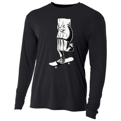 Fingerboard Finger Skateboard Skate Fingerboarding Cooling Performance Long Sleeve Crew