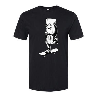 Fingerboard Finger Skateboard Skate Fingerboarding Softstyle CVC T-Shirt