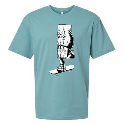 Fingerboard Finger Skateboard Skate Fingerboarding Sueded Cloud Jersey T-Shirt