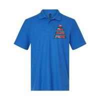 Firefighter Firetruck Santa Christmas Tree Lights Fire Gift Softstyle Adult Sport Polo