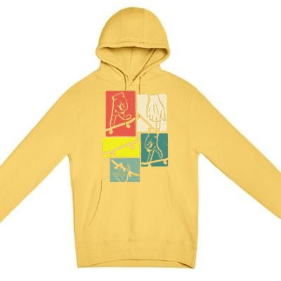 Fingerboard Fingerboarding Skateboarding Premium Pullover Hoodie