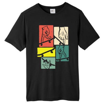 Fingerboard Fingerboarding Skateboarding Tall Fusion ChromaSoft Performance T-Shirt