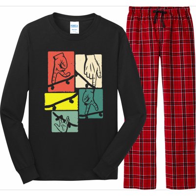 Fingerboard Fingerboarding Skateboarding Long Sleeve Pajama Set