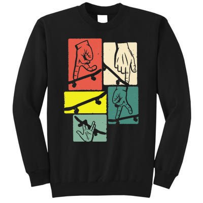 Fingerboard Fingerboarding Skateboarding Tall Sweatshirt