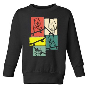 Fingerboard Fingerboarding Skateboarding Toddler Sweatshirt