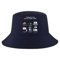 Funny Fishing Shirt Things I Do In My Spare Time Cool Comfort Performance Bucket Hat