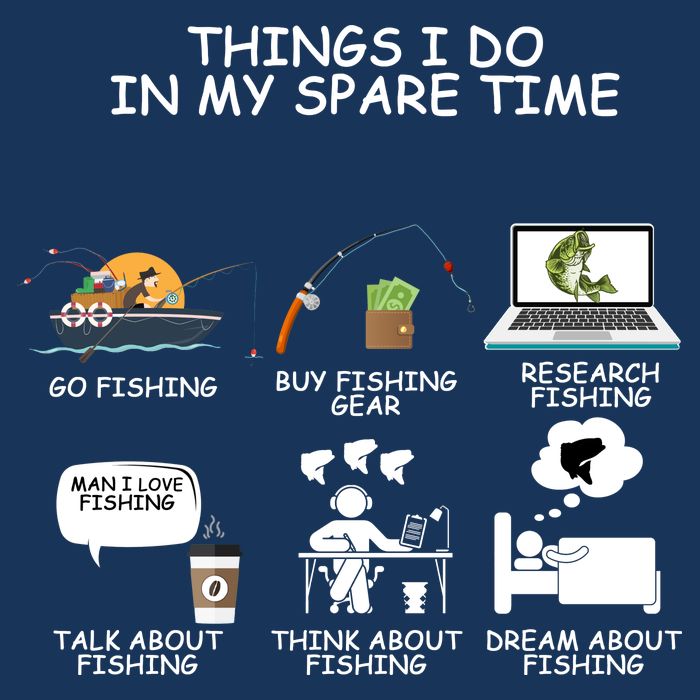 Funny Fishing Shirt Things I Do In My Spare Time Kids T-Shirt