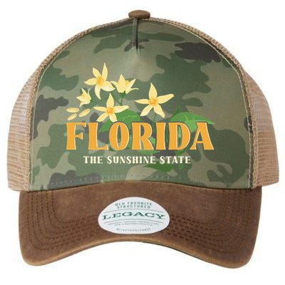 Florida FL Sunshine State Legacy Tie Dye Trucker Hat