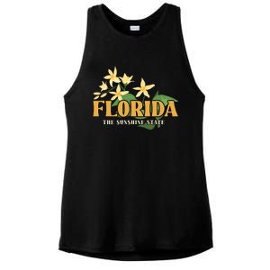 Florida FL Sunshine State Ladies PosiCharge Tri-Blend Wicking Tank