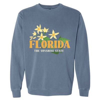 Florida FL Sunshine State Garment-Dyed Sweatshirt