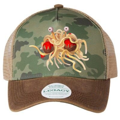 FSM Flying Spaghetti Monster Funny Pastafarian Atheist Legacy Tie Dye Trucker Hat