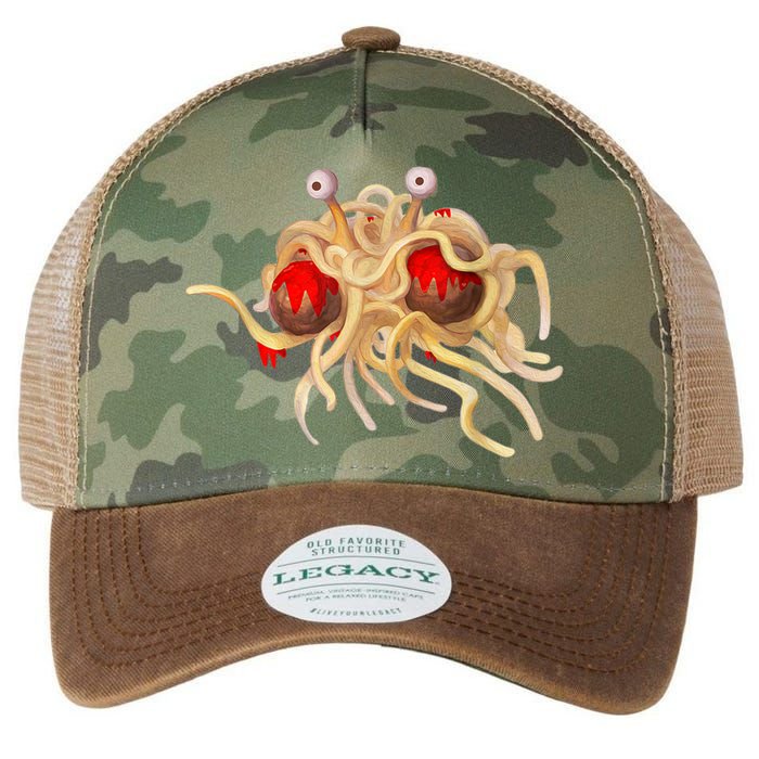 FSM Flying Spaghetti Monster Funny Pastafarian Atheist Legacy Tie Dye Trucker Hat