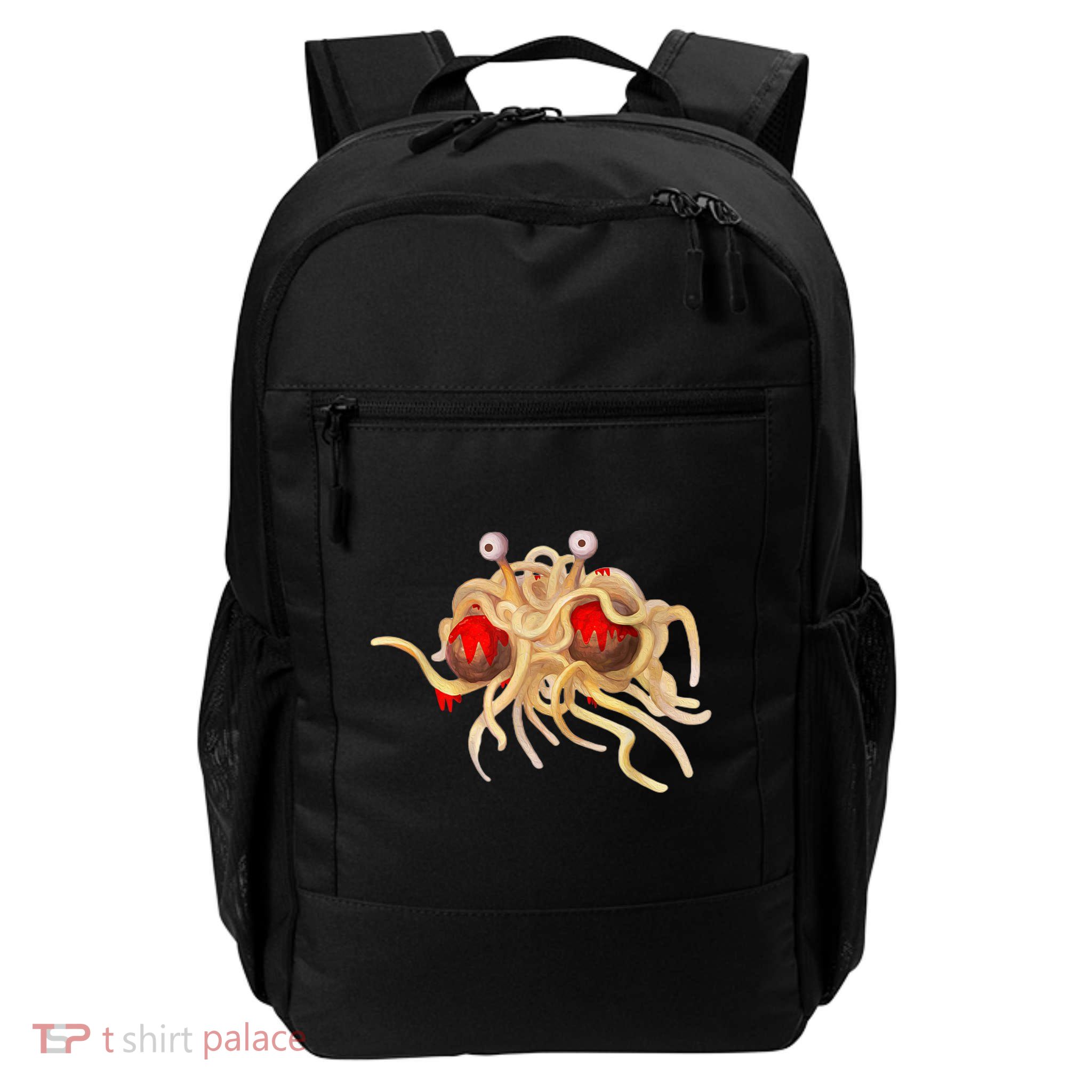 FSM Flying Spaghetti Monster Funny Pastafarian Atheist Backpack