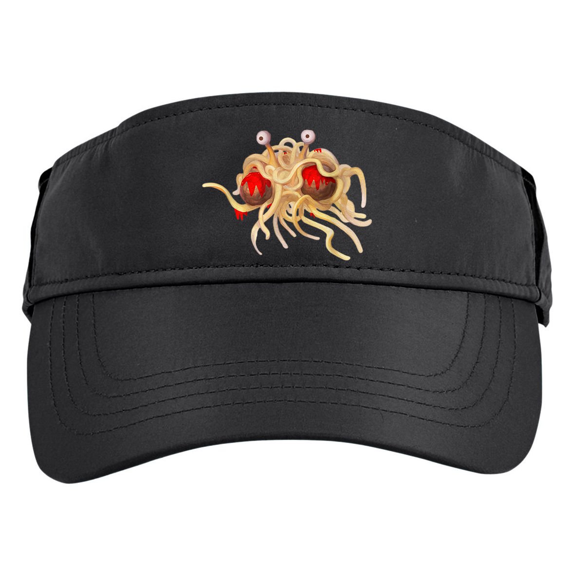 FSM Flying Spaghetti Monster Funny Pastafarian Atheist Adult Drive Performance Visor