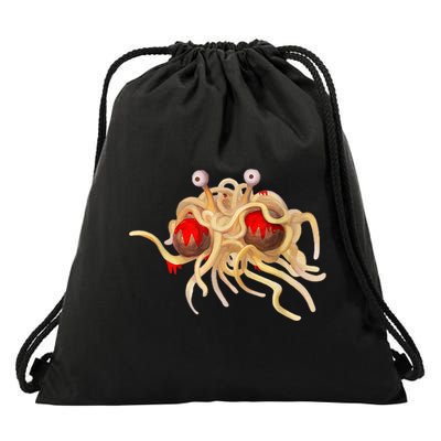FSM Flying Spaghetti Monster Funny Pastafarian Atheist Drawstring Bag