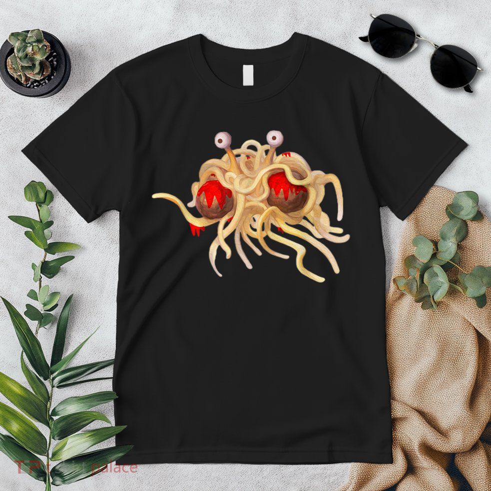 FSM Flying Spaghetti Monster Funny Pastafarian Atheist Premium T-Shirt