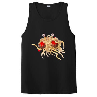 FSM Flying Spaghetti Monster Funny Pastafarian Atheist PosiCharge Competitor Tank