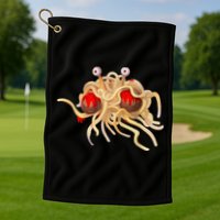 FSM Flying Spaghetti Monster Funny Pastafarian Atheist Golf Towel