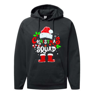 Festive Family Santa Hat Set for Christmas Gathering Performance Fleece Hoodie