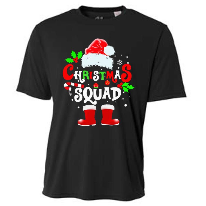 Festive Family Santa Hat Set for Christmas Gathering Cooling Performance Crew T-Shirt