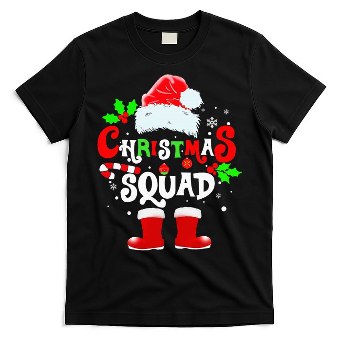 Festive Family Santa Hat Set for Christmas Gathering T-Shirt