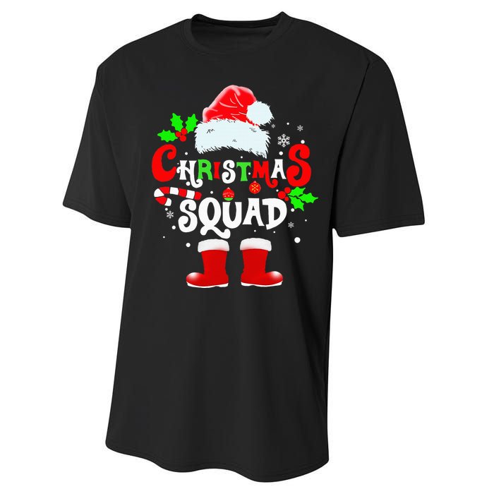 Festive Family Santa Hat Set for Christmas Gathering Performance Sprint T-Shirt