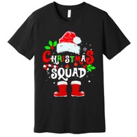 Festive Family Santa Hat Set for Christmas Gathering Premium T-Shirt