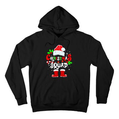 Festive Family Santa Hat Set for Christmas Gathering Tall Hoodie