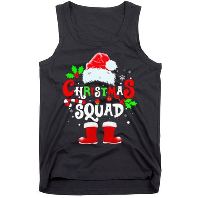 Festive Family Santa Hat Set for Christmas Gathering Tank Top