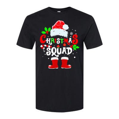 Festive Family Santa Hat Set for Christmas Gathering Softstyle CVC T-Shirt