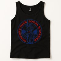 Funny Fishing Support Your Local Hookers Top For Dad Tank Top