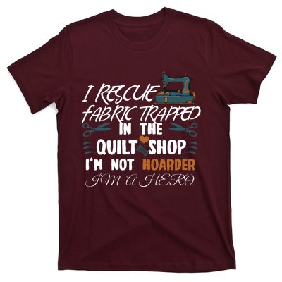 Funny Fabric Sewing Quilting T-Shirt