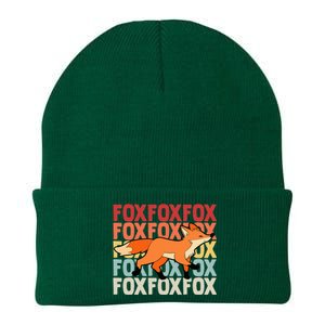 Fox Foxes Smart Knit Cap Winter Beanie