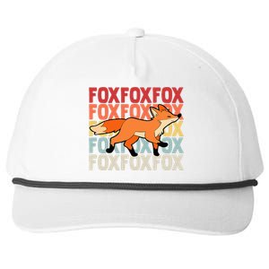 Fox Foxes Smart Snapback Five-Panel Rope Hat