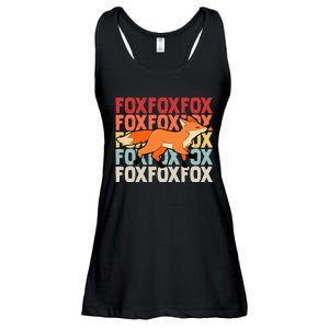 Fox Foxes Smart Ladies Essential Flowy Tank