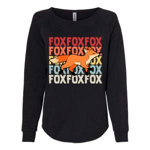 Fox Foxes Smart Womens California Wash Sweatshirt