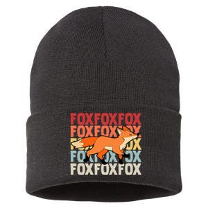 Fox Foxes Smart Sustainable Knit Beanie