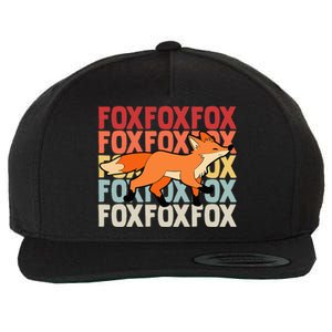 Fox Foxes Smart Wool Snapback Cap